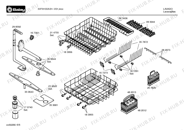 Схема №2 3VF915XA VF915X с изображением Рамка для посудомоечной машины Bosch 00366523