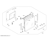 Схема №5 B44M62N3FR с изображением Панель управления для духового шкафа Bosch 00671221