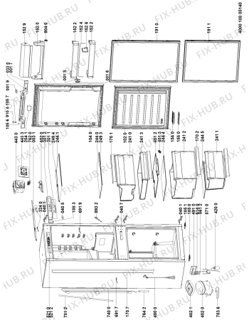 Схема №2 ART8910ASF (F094403) с изображением Модуль (плата) управления для холодильной камеры Indesit C00386963