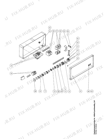 Взрыв-схема комплектующей Aeg HSWA65P - Схема узла Electrical-/gas-equipment