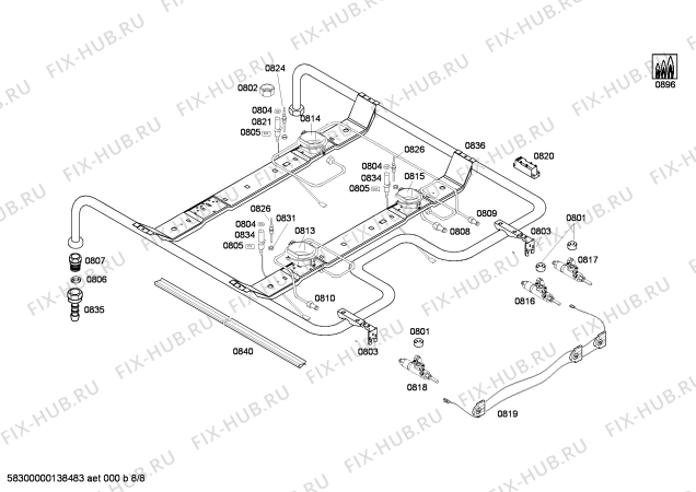 Схема №2 HSV95D421F с изображением Панель управления для электропечи Bosch 00669950