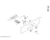 Схема №4 FRMA801 с изображением Панель управления для плиты (духовки) Bosch 00705352