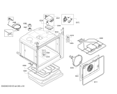 Схема №5 HBG73UE50 с изображением Панель управления для электропечи Bosch 00708432