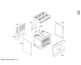 Схема №6 PRD366EPG с изображением Тепловой экран для плиты (духовки) Bosch 00701357