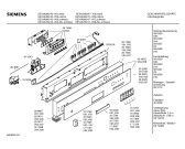 Схема №2 SE54A760 с изображением Передняя панель для посудомойки Siemens 00434652