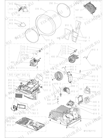 Схема №2 TRE 7S7000 с изображением Ручка (крючок) люка для стиральной машины Whirlpool 481010794177