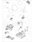 Схема №2 TRE 7S7000 с изображением Ручка (крючок) люка для стиральной машины Whirlpool 481010794177