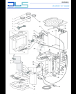 Схема №1 EC820.B с изображением Провод для электрокофемашины DELONGHI 5013211821