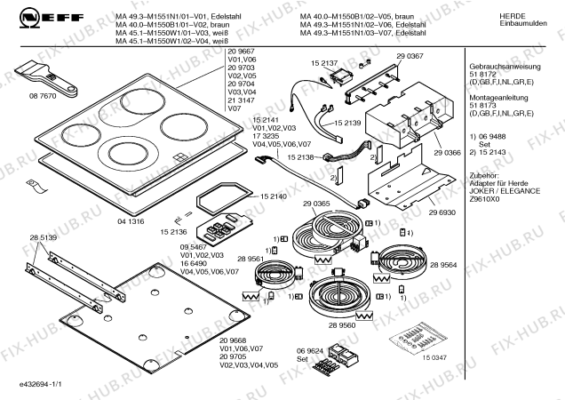 Схема №1 M4531N0 MI 49.3 с изображением Трансформатор для духового шкафа Bosch 00152137