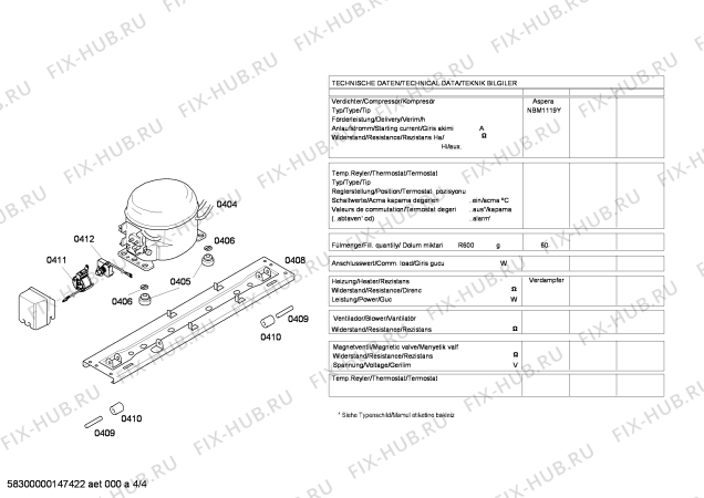 Схема №4 BD4607ANFE с изображением Вставная полка для холодильника Bosch 00678221