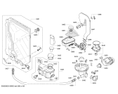 Схема №5 SMS69T25EU с изображением Передняя панель для посудомойки Bosch 00676624