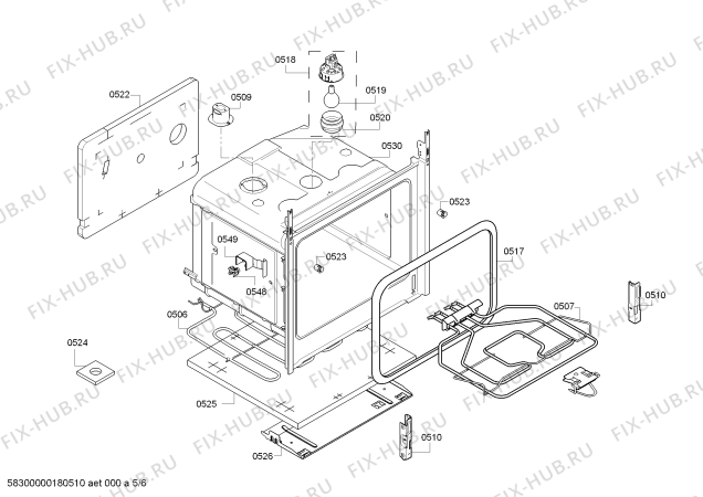 Схема №3 HCE764255V Meatprobe model , Inox с изображением Кабель для духового шкафа Bosch 12004081