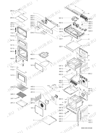 Схема №1 AKZ161AV01 (F092560) с изображением Переключатель для плиты (духовки) Indesit C00338633