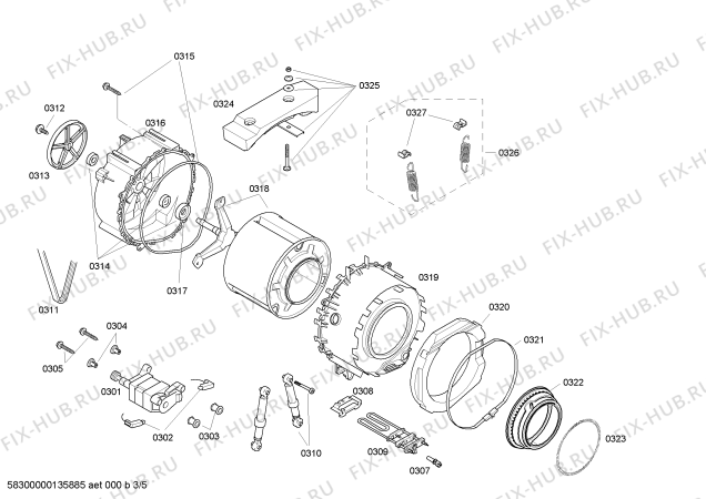 Схема №2 WM14E392 E 14.39 с изображением Панель управления для стиралки Siemens 00673781