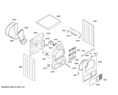 Схема №3 WTW8657XEE с изображением Панель управления для сушильной машины Bosch 00678089