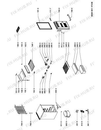 Схема №1 KTB 1101 с изображением Дверца для холодильной камеры Whirlpool 481941879906