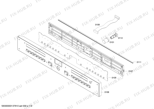 Схема №2 H54R4N0 с изображением Дверь для духового шкафа Bosch 00479030