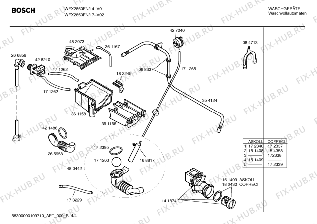 Схема №2 WFX2850FN Maxx Advantage WFX2850 с изображением Панель управления для стиралки Bosch 00442874