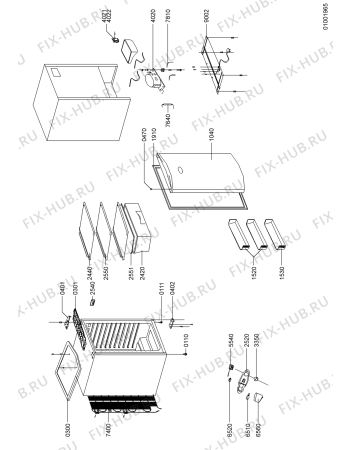 Схема №1 KRA 118 с изображением Дверца для холодильной камеры Whirlpool 480131100061