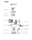 Схема №1 RK6011TH/79A с изображением Крышечка для мультиварки (пароварки) Tefal US-7222033043