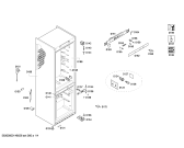 Схема №3 KGN39A07 Smart с изображением Дверь морозильной камеры для холодильника Bosch 00683771