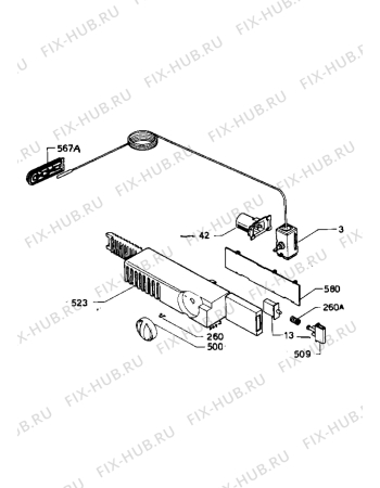 Взрыв-схема холодильника Zanussi ZI928/2T - Схема узла Electrical equipment