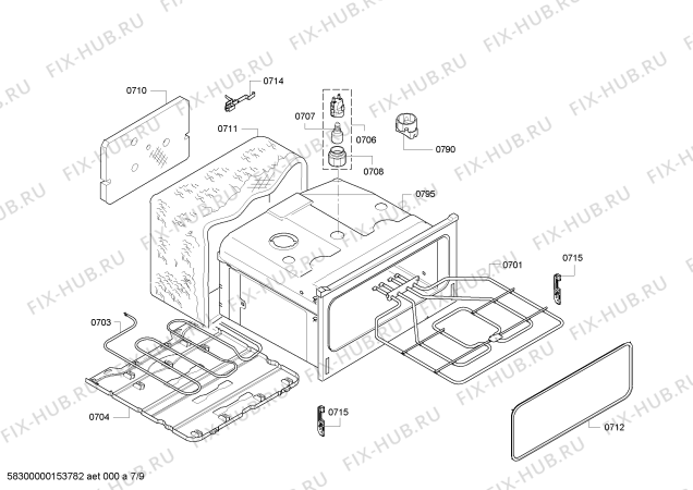 Схема №2 U14M42S0GB с изображением Переключатель режимов для плиты (духовки) Bosch 00622213