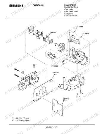 Схема №6 FA174R6 с изображением Сервисная инструкция для электропечи Siemens 00535564