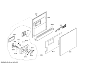 Схема №5 SHU43C05UC Bosch с изображением Панель управления для электропосудомоечной машины Bosch 00431828
