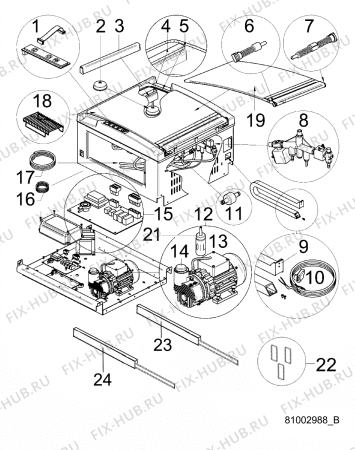 Схема №1 KVXXX44600 (F093816) с изображением Другое для вакуумного упаковщика Indesit C00376524