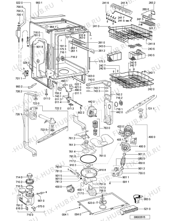 Схема №1 GSIP 6998/1 IN с изображением Панель для посудомоечной машины Whirlpool 481245372405