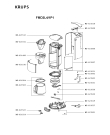 Схема №1 FMD344JL/1P1 с изображением Отключатель для электрокофеварки Krups MS-621522