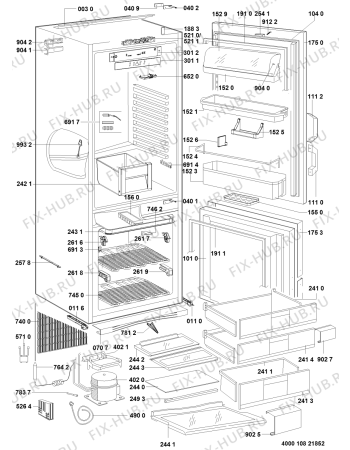 Схема №1 KGEE 12S7000L A++WS с изображением Дверца для холодильника Whirlpool 481010756372