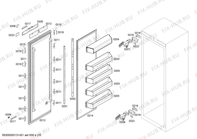 Схема №1 RC472200 с изображением Кабель для холодильника Bosch 00645903
