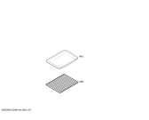 Схема №3 3HT503BP с изображением Передняя часть корпуса для плиты (духовки) Bosch 00662530