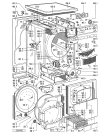 Схема №1 AWZ 565 с изображением Декоративная панель для сушильной машины Whirlpool 481245219409