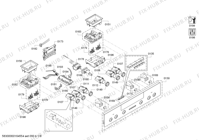 Схема №2 HE33GU430 с изображением Ручка переключателя для плиты (духовки) Siemens 00613317