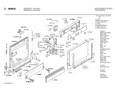 Схема №2 SMU2030 с изображением Передняя панель для посудомоечной машины Bosch 00286000