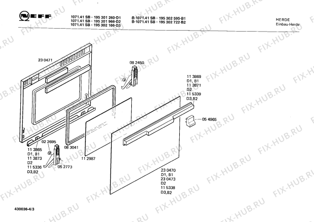 Схема №3 195301263 1071.41PSB с изображением Переключатель для плиты (духовки) Bosch 00054256