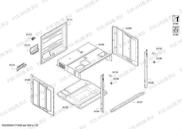 Схема №2 CH730224 с изображением Переключатель для духового шкафа Bosch 00625852