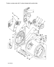 Схема №2 YMED5800TW0 с изображением Рукоятка для сушильной машины Whirlpool 480112100529