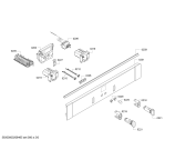 Схема №2 B15M42N5 Mega BM 1545 N с изображением Панель управления для духового шкафа Bosch 11010855