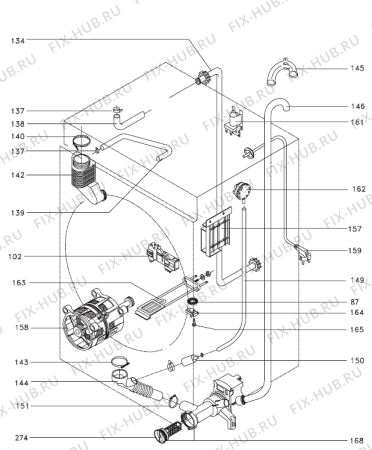 Схема №3 WDI63113HK (357621, LS6E) с изображением Кулер для стиральной машины Gorenje 385975