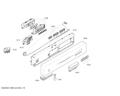 Схема №2 SGI43E12TC с изображением Передняя панель для посудомойки Bosch 00442171