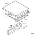 Схема №3 L16810 с изображением Декоративная панель для стиралки Aeg 1320987702