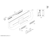 Схема №4 SN25L280EU с изображением Панель управления для посудомоечной машины Siemens 00742299