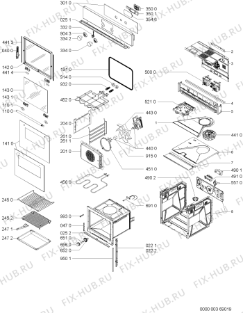 Схема №1 AKZ550IX (F091158) с изображением Инструкция по эксплуатации для плиты (духовки) Indesit C00364706