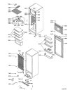 Схема №1 ARC2283 (F090336) с изображением Петля (защелка) для холодильной камеры Indesit C00329760