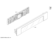 Схема №4 HBL8450UC с изображением Панель управления для духового шкафа Bosch 00684613