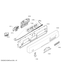Схема №2 SGS55M32EU Berlina Silence с изображением Передняя панель для посудомоечной машины Bosch 00441145